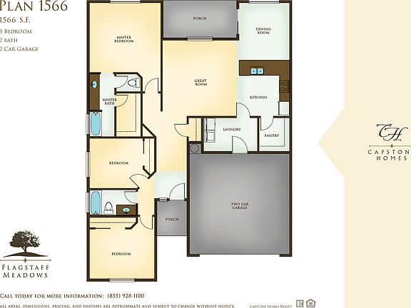 Plan 1566 Floorplan