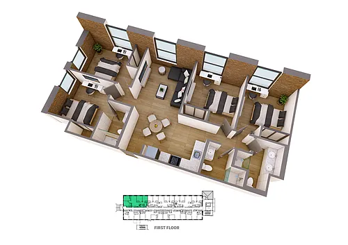 Floor plan THE HAVANA HIDEWAY