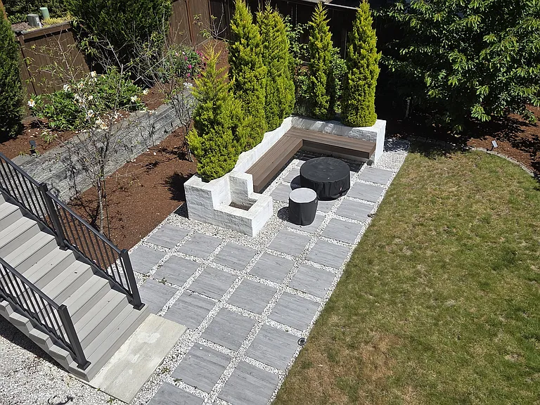 Outdoor seating area