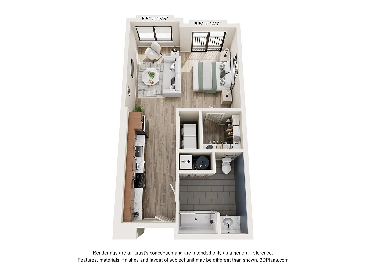 Floor plan S1a