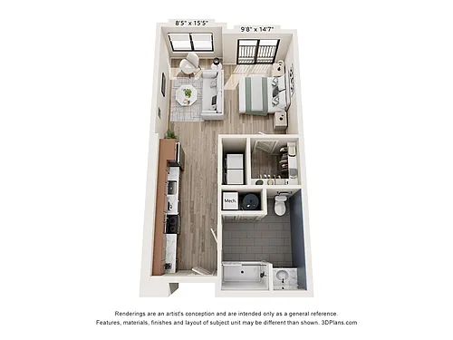 Floor plan S1a