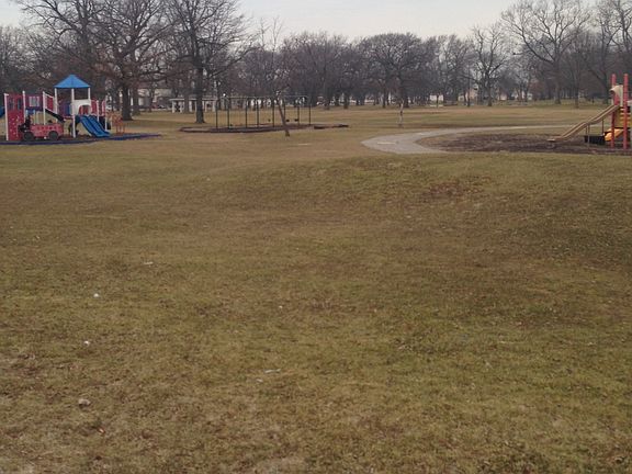 Harrison Park across the street