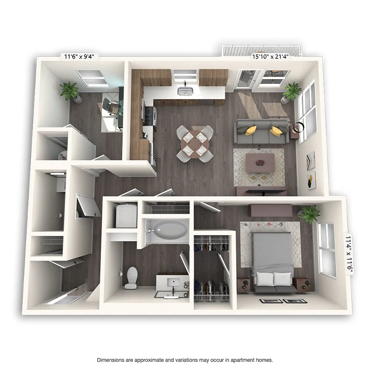 Floor plan Eudora Platinum