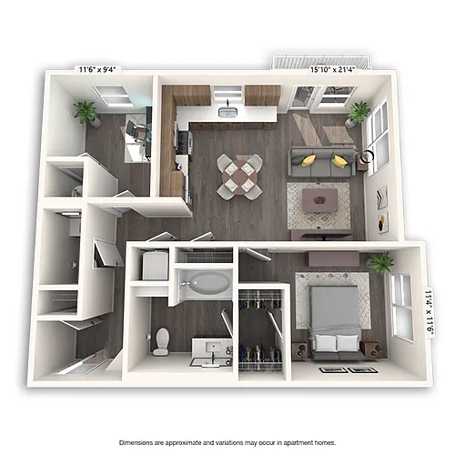 Floor plan Eudora Platinum