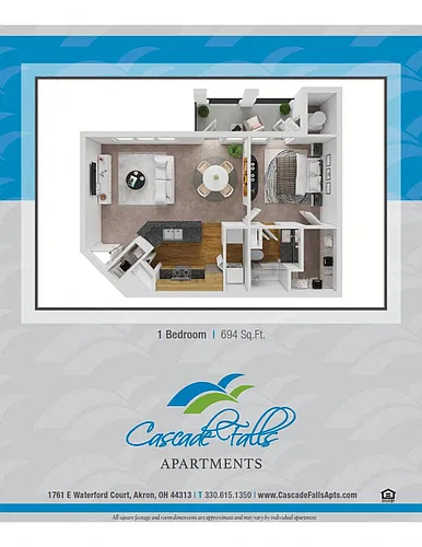 Floor plan One Bedroom
