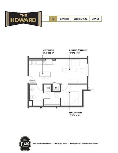 Floor plan 1B
