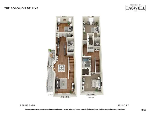 Floor plan The Solomon Deluxe