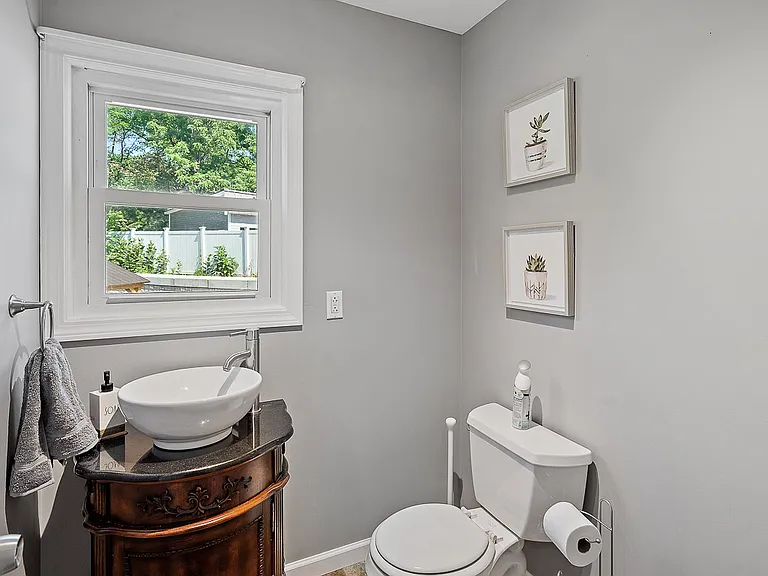 1st floor half bath