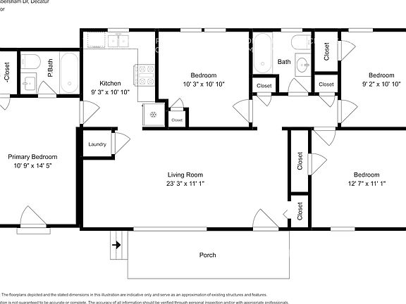 2nd image of 2490 Habersham Dr