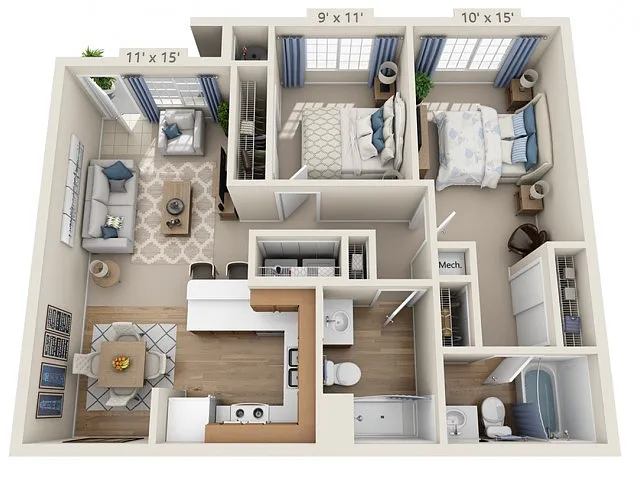 Floor plan Ronstadt