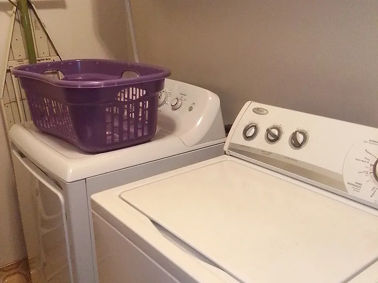 Cold Water Washer and Electric Dryer available for usage