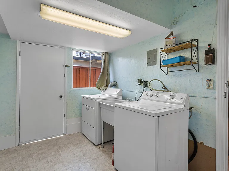 Laundry room. Laundry machines are not included.