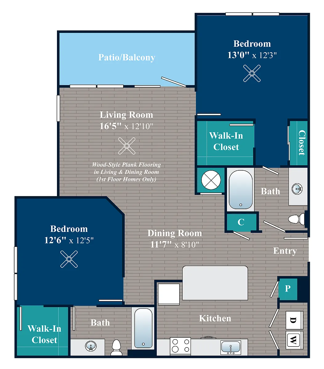 Floor plan Benton