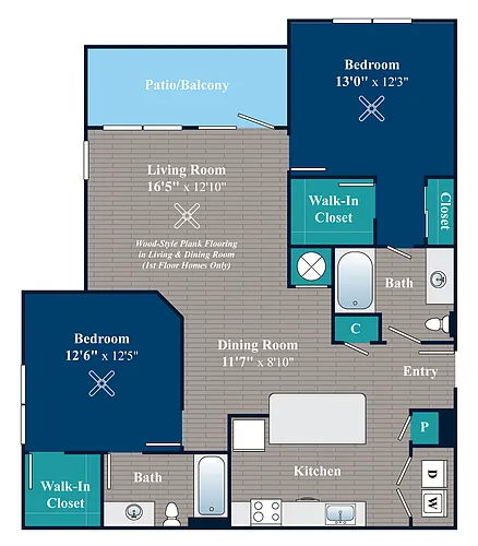 Floor plan Benton