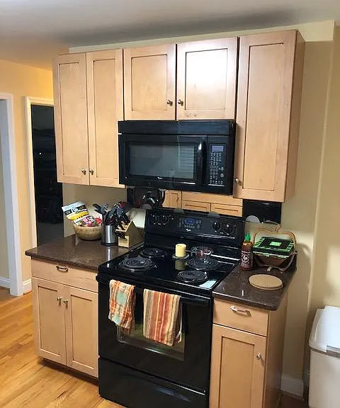 Kitchen with all appliances and quality cabinetry.