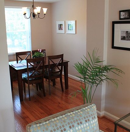 Heading into dining room from living room