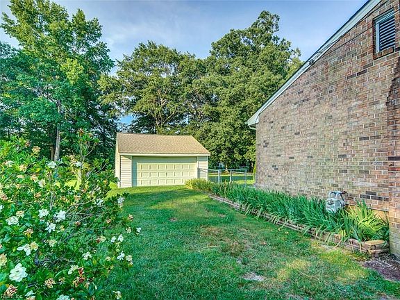 Large 504 s. feet detached garage. 