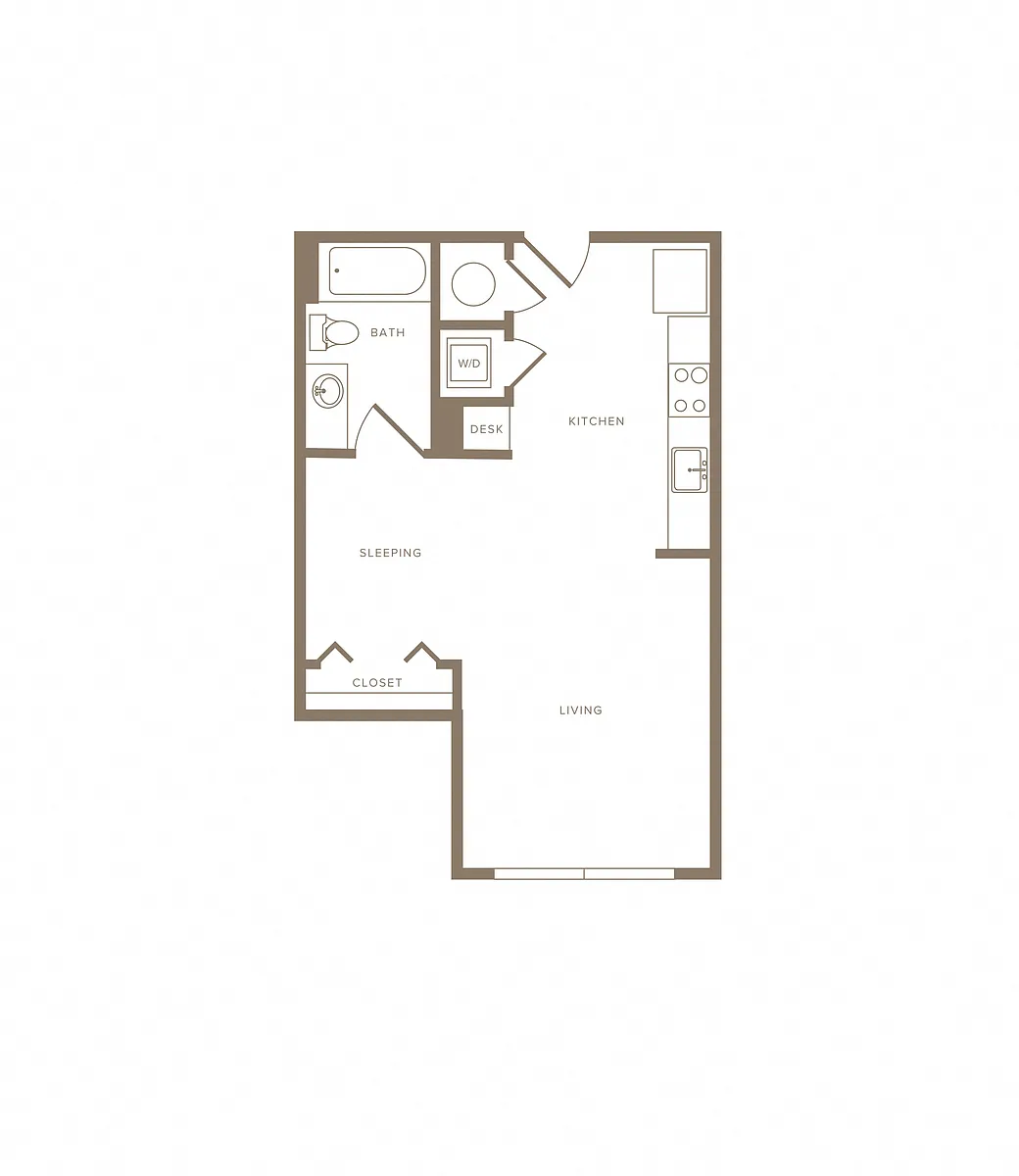 Floor plan Studio-S02