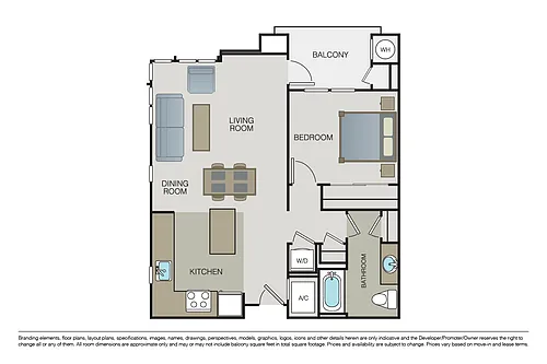 Floor plan Plan 1B