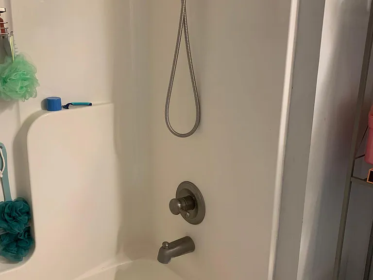 Tub & Shower unit in Bathroom two