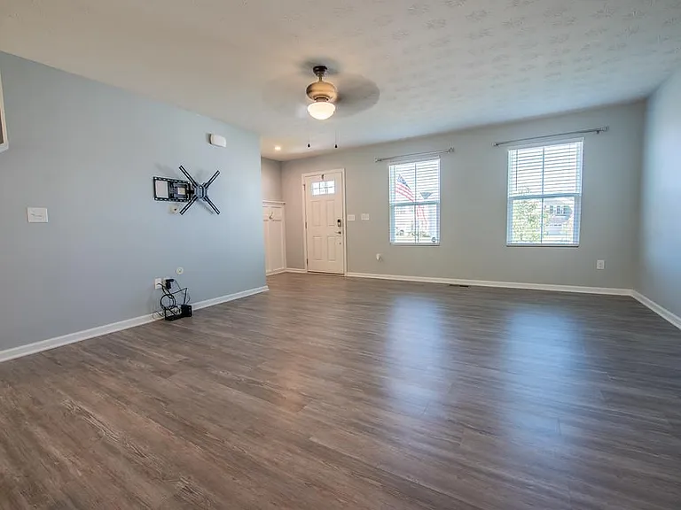 LVP Flooring Flows Throughout the Entire First Floor of the Home.