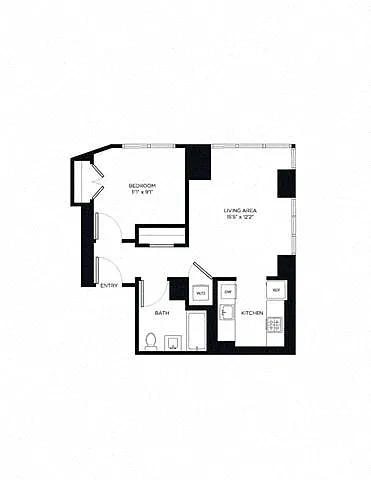 Floor plan 1E