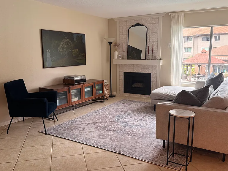 Living room - open concept with dining room and kitchen