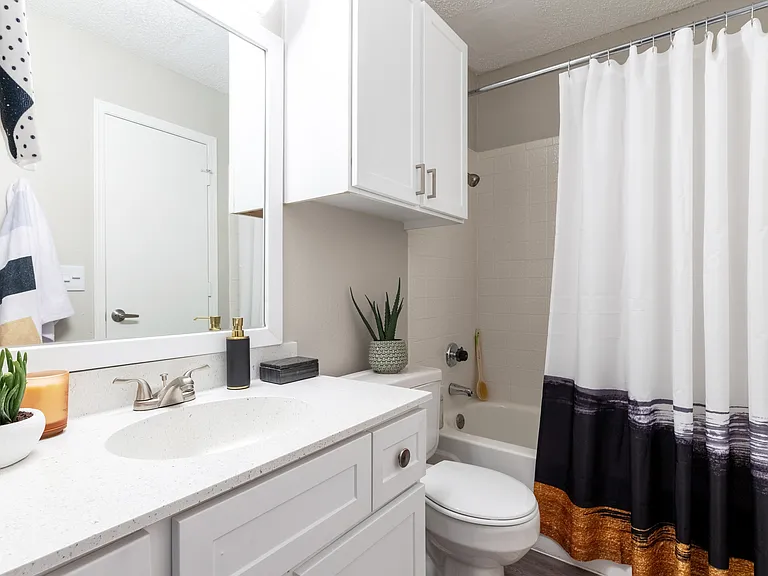 Renovated Bathroom with Tub