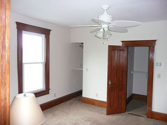 Master bedroom with walk in closet