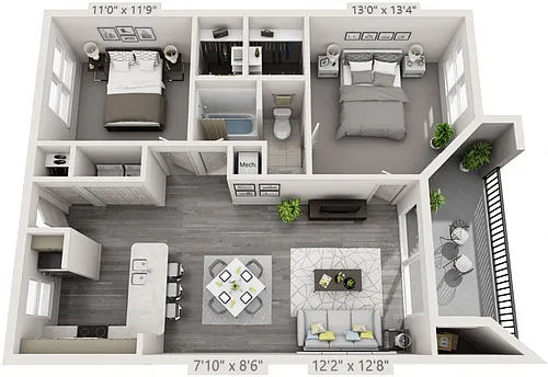 Floor plan FAIRFAX