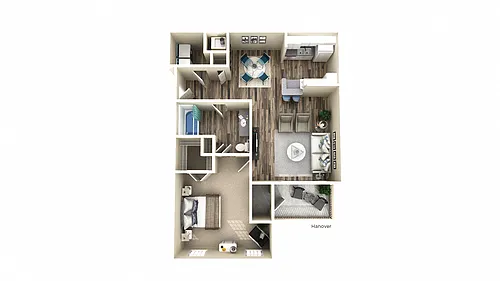 Floor plan The Hanover