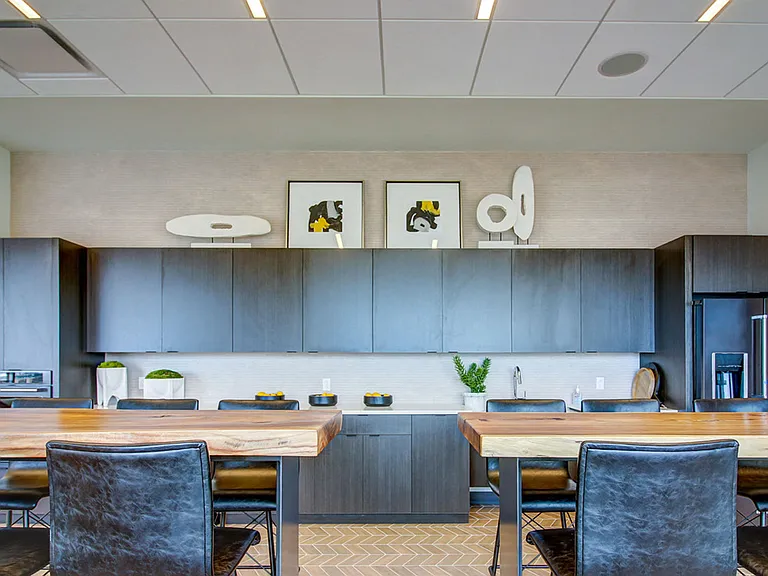 Expansive Kitchen inside The Elevation Lounge