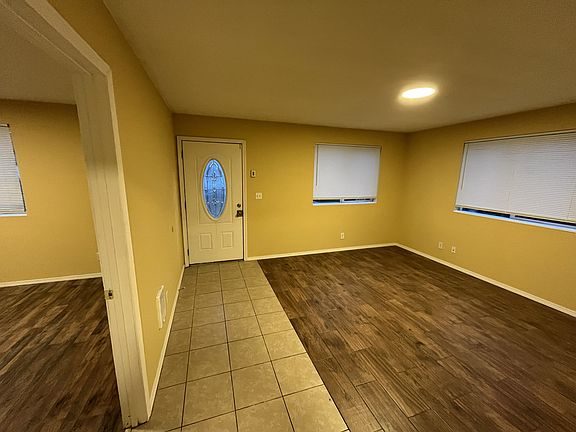 Front door & living room