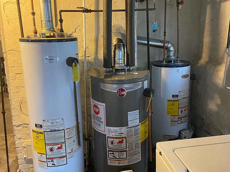 Each Apt has its own water heater