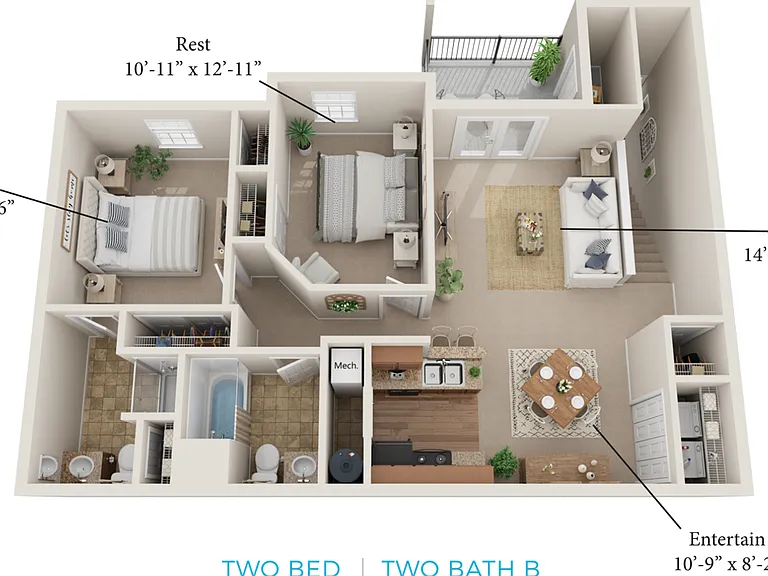 Ravines at Rocky Ridge - RENT SPECIALS: 1BD 1BA 1st TWO MONTHS RENT FREE & $0 dollar Security Dep... — Photo 46