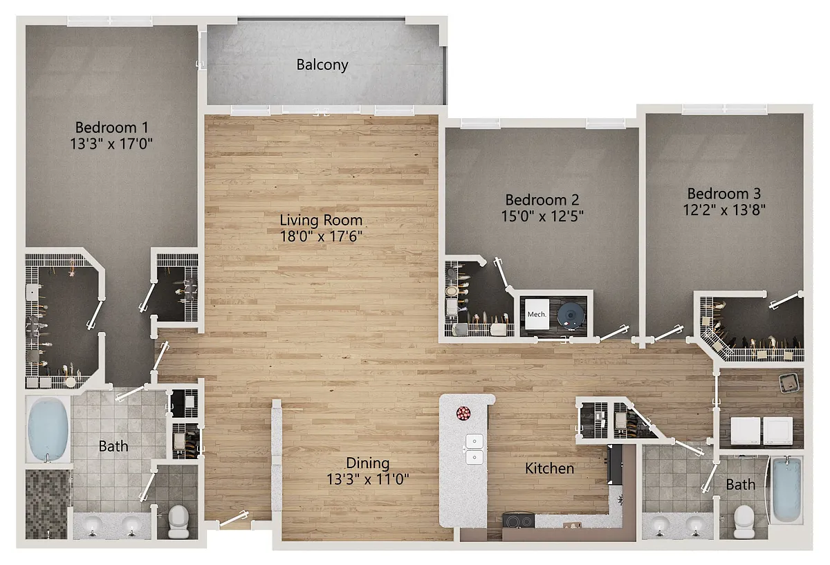 Floor plan C1-1