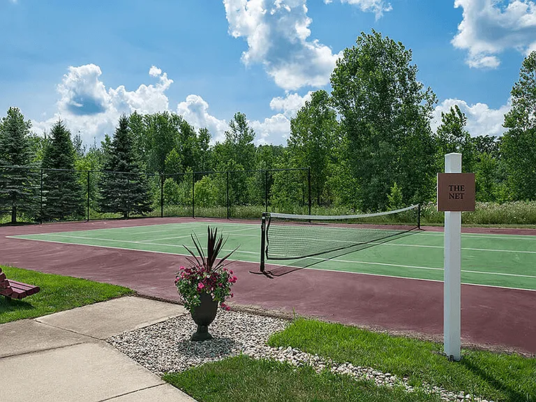 Enjoy Our Amenities Like The Tennis Court