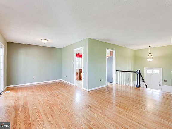 Living room and dining room