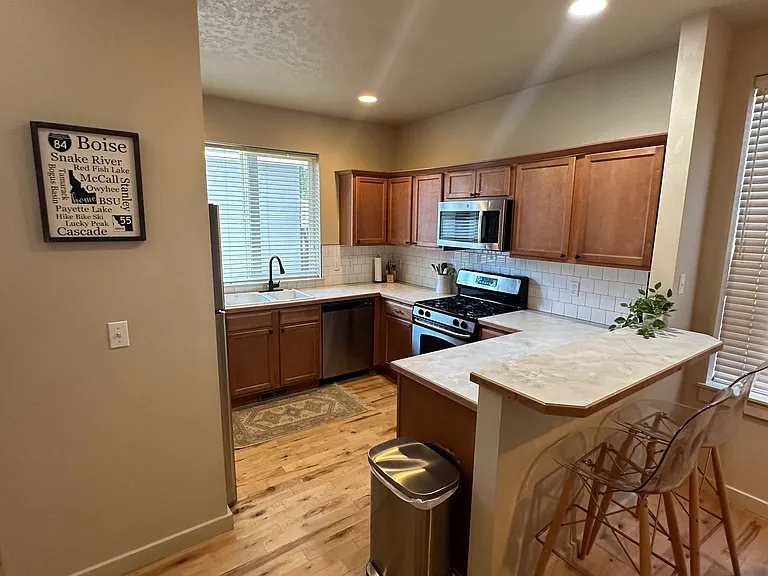 Fully stocked kitchen