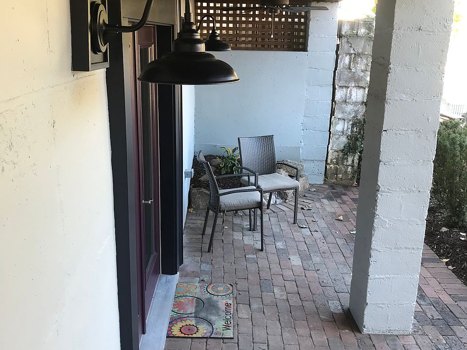 Private patio area