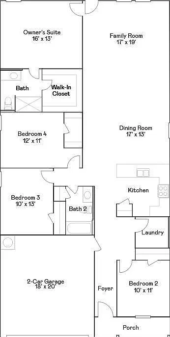 4 bed, 11.0 bath, 1924 sqft, $2,300 — Photo 2