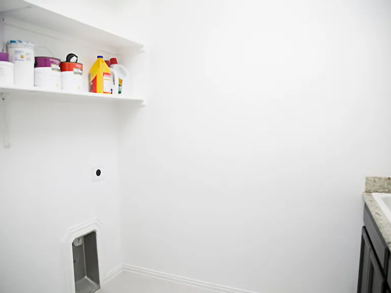 Utility room view of the left side.