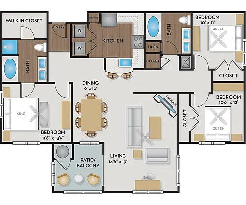 Floor plan Del Rio
