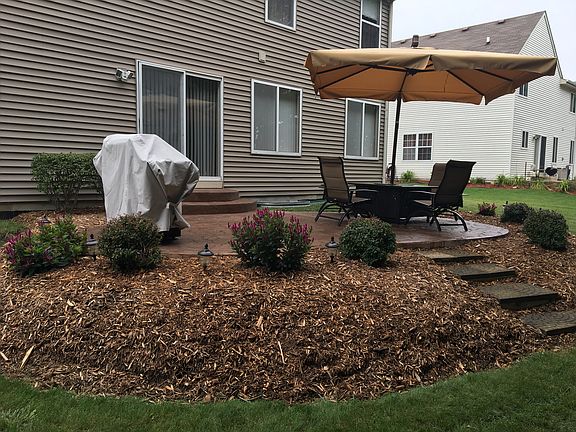21x14 stamped patio.