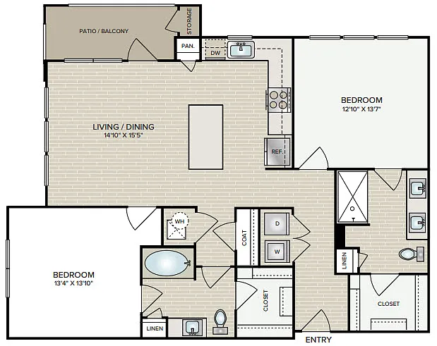 Floor plan B22