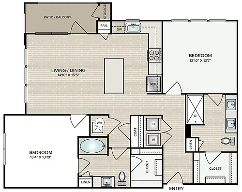 Floor plan B22