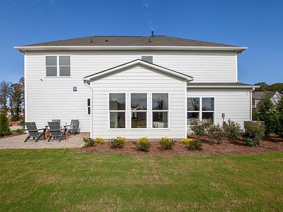 Rear Exterior with Optional Sunroom and patio