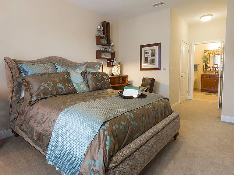 Bedroom at The Village Lofts, North Carolina