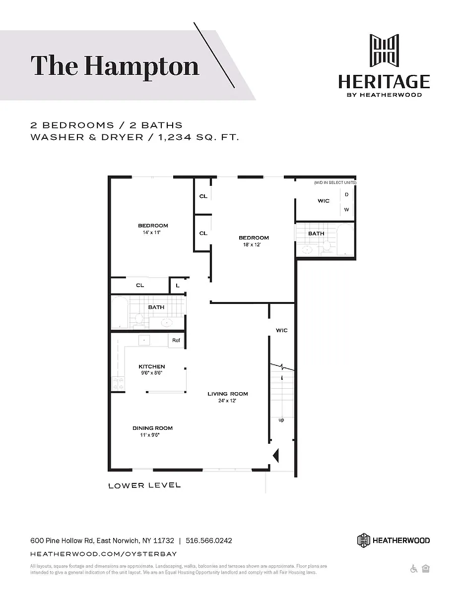 Floor plan Hampton Upgrade