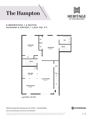 Floor plan Hampton Upgrade